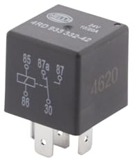HELLA 4RD 933 332-421 Relais, Arbeitsstrom - 24V - 5-polig - Wechsler