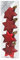 Weihnachtskugeln: Stern-Form 6 cm / 8 STK. in ROT bruchsicher für Weihnachten, Christbaumschmuck