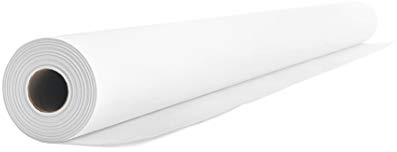 AROBA 2X Airlaid Tischdeckenrollen (Weiß, 0,8 m x 24 m) - Stoffähnliche Tischdecke- Hochwertige Tischtuchrolle für Hotel Catering Geburtstag Restaurants Kommunion Taufe