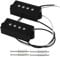 FLEOR Alnico 5P Micros basse Micro Humbucker pour 4 cordes P Remplacement des basses