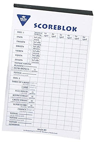 familiespellen - Scoreblok, 250 vellen (1 TOYS)