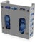 Autorack Products Metal Glove Box Holder - latex, medical, DIY, disposable. Wall or rack mounted. For office, workshop, van racking.
