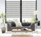TANZUOER Zebra Roller Blinds Dual Layer Roller Shades Light Filtering Day and Night Blinds, Height 150cm, Grey