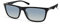 Timberland TBA9264 Herren Sonnenbrille, Casual Sonnenbrille in Leichtem Design, Rechteckige Linsenform, Rauchpolarisierte Gläser, Glänzendes Schwarz.