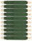 Inter Flowers GmbH Wickeldraht Sets -Bindedraht auf Holz gewickelt - Basteldraht Rostfrei Größen/Material Pflanzendraht Blumenwickeldraht Floristik Blumendraht (10, Grün Lackiert 0,65 mm / 38 m)