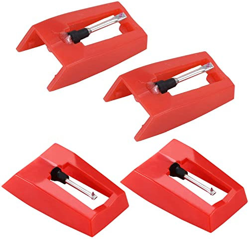 WANGCL 4 agujas para tocadiscos para la mayoría de los fonógrafos como CROSLEY JENSEN VICTROLA ETC Record Player