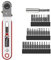 Mini Ratchet Screwdriver Set Magnetic Offset Screwdriver 1/4 Inch Hex Screwdriver Bit Drive Ratchet Wrench with 33 Pcs Hex Bit
