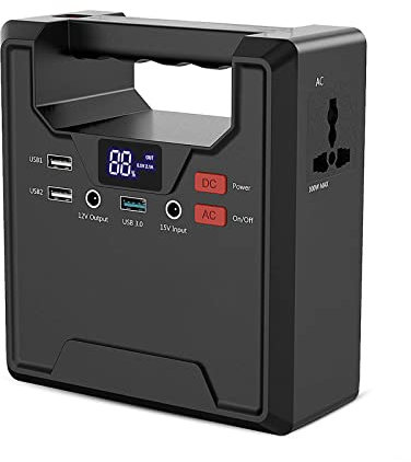 Portatile Power Station 154Wh 39000mAh Laptop Power Bank con Prese CA USB, per Laptop Cellulare Fotocamera Tablet Emergenza Domestica