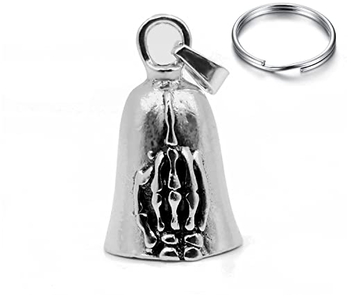CUSTOMprivé Motorradglocke Glücksbringer Biker, Motorradfahrer, guardian Bell gremlin lucky charm Motorrad, in Geschenkbox aus Samt