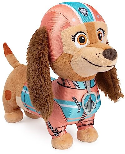 GUND PAW Patrol Skye in heldenhafter Stehposition, Premium Stofftier ab 1 Jahre, 30,5 cm