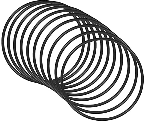 QUARKZMAN Nitrile Gomma O-Ring 54mm x 50mm x 2mm Guarnizioni di Tenuta Anelli Rubinetti Rotondo Guarnizione Rondella per Rubinetto Idraulica Riparazione Sigillatura Connessione, 10 Pezzi