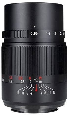 7artisans 25 mm f/0,95 große Blende Weitwinkel-APS-C-Objektiv, kompatibel mit Sony E Mount spiegellosen Kameras, manueller Fokus für NEX 3 3N 5 NEX 5T NEX 5R NEX 6 7 A6400 A5000 A5100 A6000 A6100