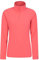 Mountain Warehouse Camber Half Zip Women's Fleece - Lightweight, Warm & Cosy Half Zip Sweatshirt Top - Best for Camping, Outdoors, Travelling & Hiking Bright Pink L