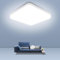 CANMEIJIA Ceiling Light, 6500K Square LED Ceiling Lights, 48W Energy Saving White, LED Panel Light Bright Indoor Lamp Fitting for Living Room Kitchen Bedroom Hallway