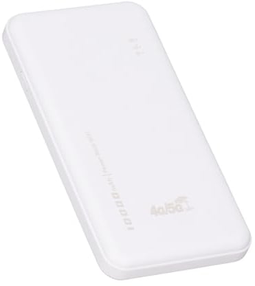 Hotspot WiFi 5G Ultraveloce, Router LTE CAT4 300Mbps con Slot SIM, Batteria da 10000mAh, 10 Utenti, per Viaggi, Feste e Lavoro