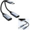 USB C Splitter USB C vers USB C Femelle Adaptateur,Câble Adaptateur USB C Mâle vers Double USB Femelle,Adaptateur USB C vers,2 en 1 Femelle Un à Deux Splitter,pour Macbook Air Pro iPad Pro Galaxy