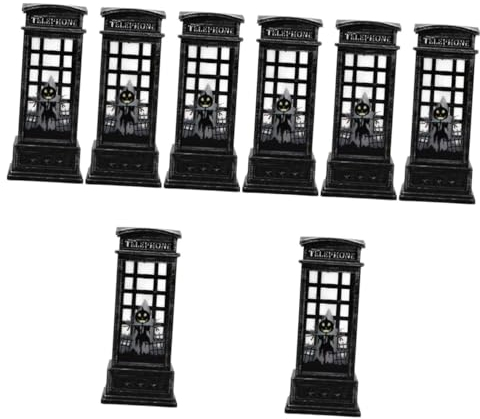 OSALADI 8 Stk Halloween-Laterne halloween kürbis deko halloween horror deko Halloween leuchtende Laterne USB-Lade-LED-Lampe Halloween-Lampe Halloween-Windlicht Schreibtisch schmücken