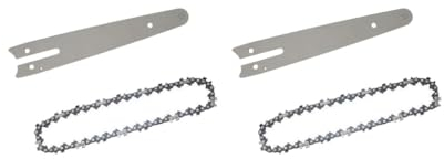 Führungssägekette und Führungsschiene zum Schneiden von Sperrholz, Schnitzen, Laminatböden, 15,2 cm, Silber, 2 Stück
