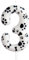Cxryrzhe 3rd Birthday Candle Dog Paw Number 3 Candle Dog Paw Cake Decoration Birthday Party Supplies White Dog Paw Print Themed Cake Topper Decorations for Kids Boy Girl Party Decor Supplies