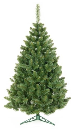 Albero di Natale artificiale PVC 220 cm – Ø ca. 130 cm | Albero di Natale artificiale durevole con 670 punte | supporto facile e veloce da montare | albero di Natale per atmosfera natalizia