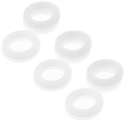 15 Stück O-Ringe, Warmwasserbereiter-Dichtung, Silikon-Flachdichtungen, Unterlegscheibe, Hitzebeständig, ölbeständig, ß, 3/4: Außendurchmesser: 24 Mm, Innendurchmesser: 14 Mm,