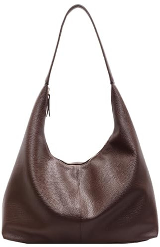TIAASTAP Hobo Bag Damen-Schultertaschen Handtasche Damen Mittelgroß Shopper Tasche Damen Ledertasche Tote Bag Shoulder Bag Handbags for Women Uni Tasche Beuteltasche Vintage Everyday Bag