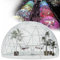 Garten-Kuppel-Iglu-Zelthaus, 3,6 m Garten-Iglu-Zelt mit PVC-Abdeckung, wetterfestes Gewächshaus-Garten-Bubble-Zelt für den Außenbereich, durchsichtiges Iglu-Kuppelhaus für Hinterhof, Party