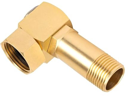 Sharplace Adaptateur de Tuyau d'arrosage, raccord coudé Rotatif, Installation Facile, Laiton Robuste, raccord pivotant pour Enrouleur de Tuyau pour Jardin