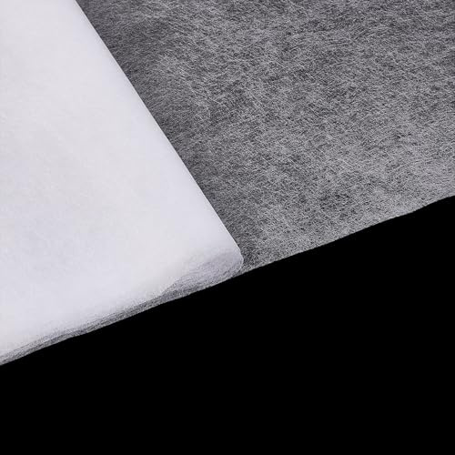 letsinstyle Leichtes Schmelzklebenetz 11.8 Zoll X 5 Yards Doppelseitiges Schmelzband Schmelzbares Gurtband Einlagegewebe Für Die Applikations Quilt Transferspur