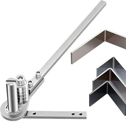 Dobladora Manual Para Planchas Metálicas - Herramienta De Curvado De Láminas De Acero,Máquina Para Curvar Alambre De Hierro | Para Talleres De Metalurgia, Artesanos, Técnicos, Proyectos De Construcció
