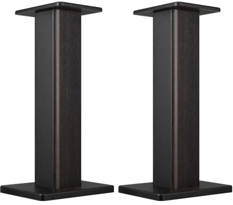 Universal Floor black Speaker Stands, 22.64 Inch (60 cm) Surround Sound Stands Supports 150LB, Non-Slip Pads & Cable Ties, for Bookshelf Speaker,Satellite Speakers,Studio Monitors, Easy Installation