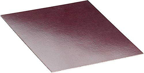 Placa de montaje Proma 708 031 1010c (L x W x H) 100 x 100 x 1 mm Baquelita marrón 1 pc(s)
