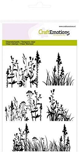 CraftEmotions clearstamps A6 - Gräser Kräuter