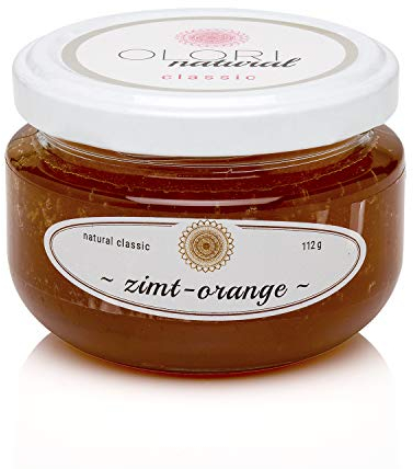 Duftöl Zimt Orange im Glas - Raumduft mit ätherischen Ölen - langanhaltend Weihnachtlich, aromatisch, warm, würziger Weihnachts-Duft - 100% Natürlich & Rein Duftgläser ideal als Raumerfrischer (112g)