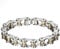 OIDEA Herren Armband, 10mm Edelstahl Glieder Link Handgelenk poliert Kettenarmband Punk Rock Biker Armreif für Männer, silber gold