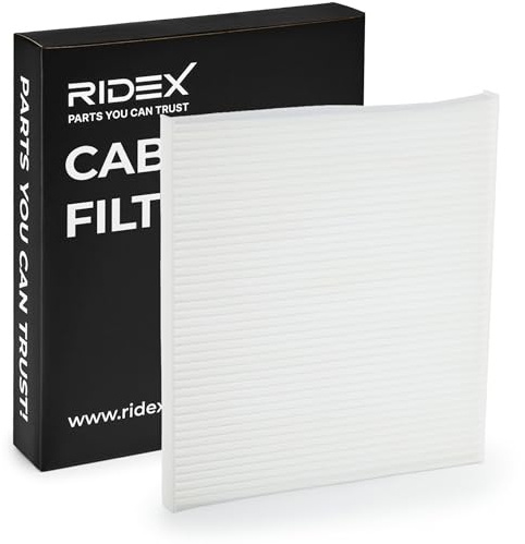RIDEX 424I0056 Innenraumfilter Pollenfilter Höhe: 17 Breite: 202 Länge: 225 Kompatibel mit BMW X1 E84, HYUNDAI ix35 LM, EL, ELH, KIA SPORTAGE SL