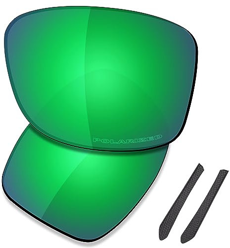 Saucer Premium Ersatzgläser für Oakley Jupiter Squared OO9135 Sonnenbrillen High Defense - Jade Green Polarisiert