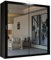 SLIDING WARDROBE 4U Mirror Sliding 2 or 3 Door Wardrobe with LED Light 90cm/120cm/150cm/180cm/203cm/250cm White-Black-Grey-Walnut-Wenge-Oak (Black, 150cm)