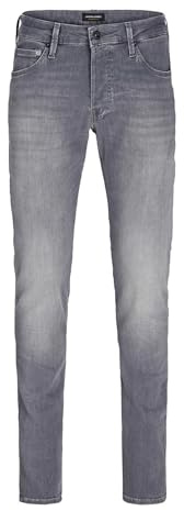 JACK & JONES Men's Jjiglenn Jjicon Jj 257 50sps Noos Slim Jeans, Grey (Grey Denim Denim), W32/L36
