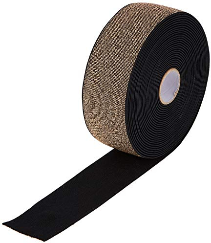 Prym 957469 Elastik Band, Polyester, Schwarz/Gold, Einheitsgröße