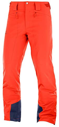 Salomon Herren Ski-Hose, ICEMANIA PANT M, Synthetik, rot (Cherry Tomato), Größe: L/R, LC1205900