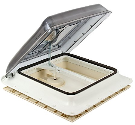 Fiamma Dachfenster Vent 40x40cm Klar mit Rollo | 1x Dichtmittel | 25x Schrauben