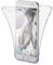 NALIA 360 Grad Hülle kompatibel mit Samsung Galaxy J7 2017, Full Cover vorne hinten Rundum Doppel-Schutz Handyhülle Dünn Ganzkörper Case Silikon Durchsichtig Displayschutz Rückseite - Transparent