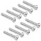 MroMax M2 x 12 mm viti a macchina Pan Phillips a croce vite 304 in acciaio inox bulloni di fissaggio argento grigio 30 pezzi