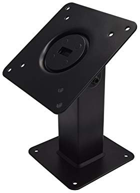 TABcare 180 Tilting 360 Rotating Metal Mount Support 75x75 100x100 VESA Used as Desktop Stand or Wall Mount(Black)