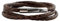 König Design Lederkette Lederband Leder-Armband 5 mm Herren Halskette Braun 80 cm lang mit Hebeldruck-Verschluss Silber geflochten