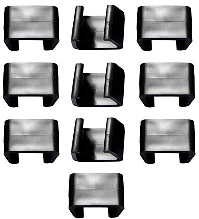 10 Stück Starke Verbinder für Gartenmöbelset aus Polyrattan,Lounge Set Clips Klammern Outdoor Couch Patio Möbel, Plastik, Show, 5,25 cm