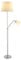 Lindby Stehlampe 'Nantwin' (Modern) in Weiß aus Textil u.a. für Wohnzimmer & Esszimmer (1 flammig, E27) - Stehleuchte, Floor Lamp, Standleuchte, Wohnzimmerlampe, Wohnzimmerlampe