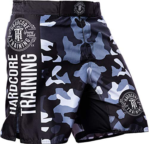 Hardcore Training Recruit Fight Shorts Homme Combat Shorts Arts Martiaux MMA BJJ Fitness Muay Thai Boxe Grappling No Gi