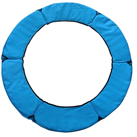 GXFXLP Trampolin Randabdeckung 120cm 140cm 150cm, UV-Schutz Federabdeckung Trampolin Umrandung Schutzrand, Reißfest Wasserdicht Trampolin Abdeckung Schutzrand Randschutz Schutz,Blau,Ø 150cm/59in